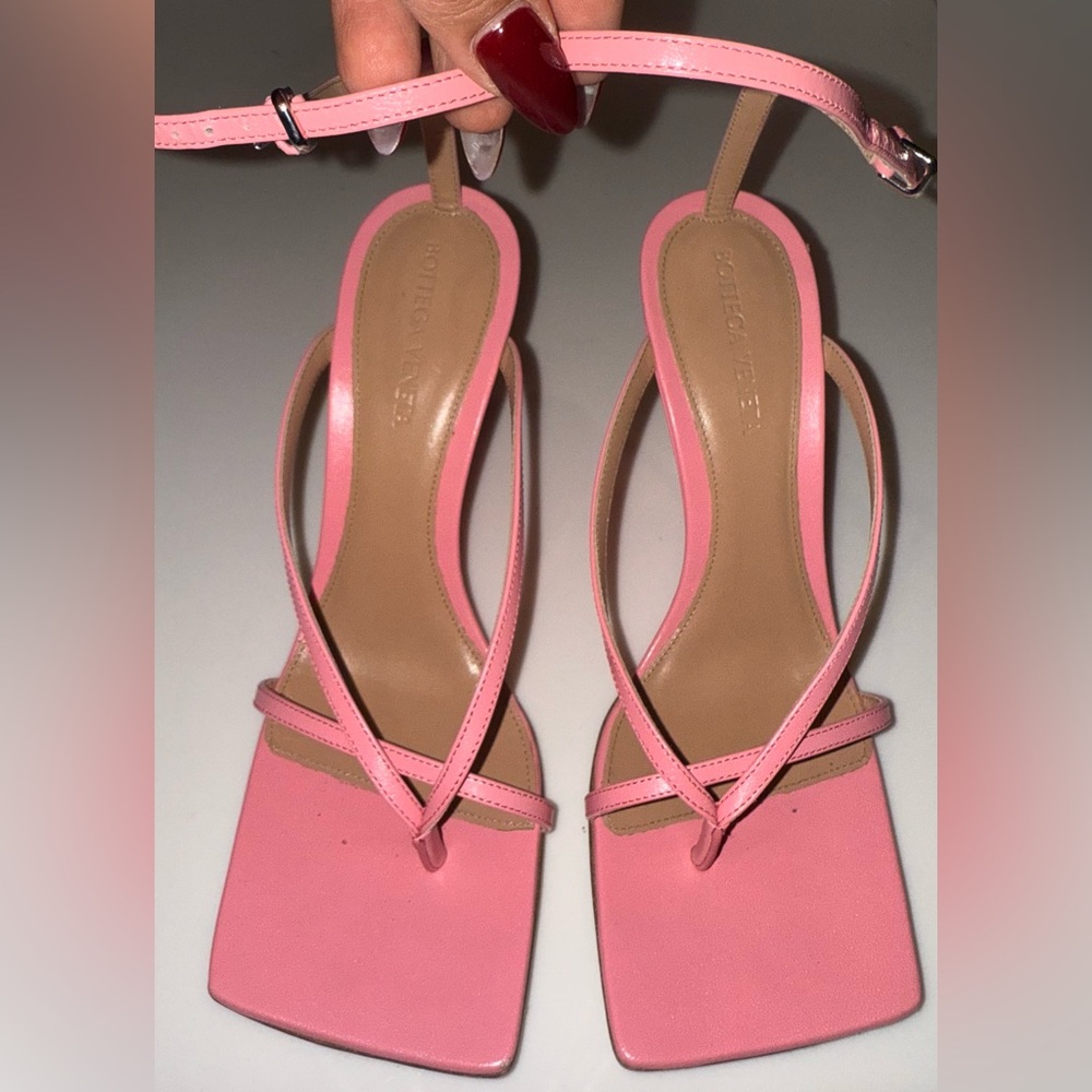 SOLD Bottega Veneta Pink Women's Wedge Sandals | Size 38 | W/ Box & Dustbag